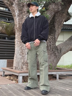 BEAMS HEART MENさん（メンズ・170cm）の冬コーディネート