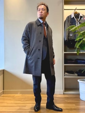 BEAMS HEART MENさん（メンズ・173cm）の冬コーディネート