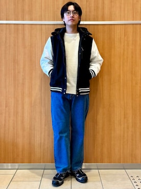 BEAMS HEART MENさん（メンズ・181cm）の冬コーディネート