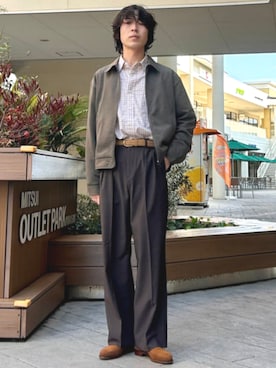 「BEAMS HEART（ビームスハート）のアイテム」を使った、BEAMS HEART MENさん（メンズ・170cm）の春コーディネート