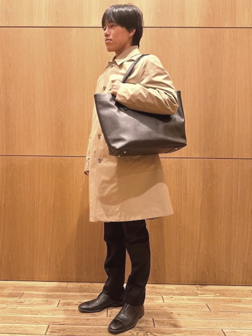 フェイクレザー トートバッグ【ノートPC収納】（トートバッグ）｜BEAMS