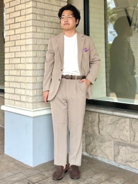「アイテム（ジャケット/アウター）」を使った、BEAMS HEART MENさん（メンズ・165cm）の夏コーディネート