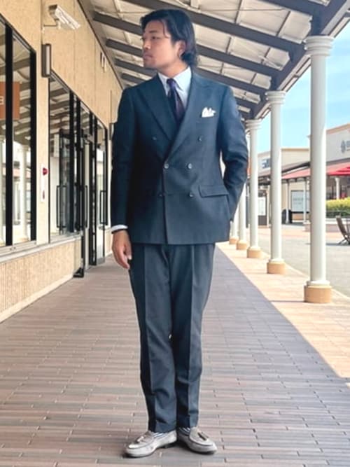 BEAMS HEART 42 (Sサイズ) スーツ セットアップ ネイビー BEAMS HEART