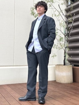「BEAMS HEART（ビームスハート）のアイテム（テーラードジャケット）」を使った、BEAMS HEART MENさん（メンズ・163cm）の春コーディネート