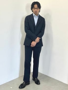 「アイテム（テーラードジャケット）」を使った、BEAMS HEART MENさん（メンズ・175cm）の秋コーディネート