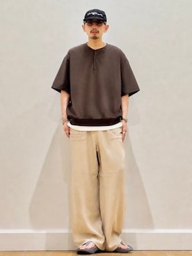 BEAMS HEART MENさん(メンズ・166cm)の夏コーディネート