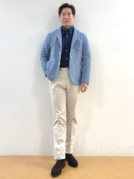 BEAMS HEART MENさん（メンズ・176cm）の春コーディネート