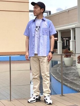 BEAMS HEART MENさん（メンズ・169cm）の夏コーディネート