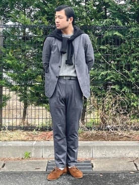 「BEAMS HEART（ビームスハート）のアイテム」を使った、BEAMS HEART MENさん（メンズ・180cm）の春コーディネート