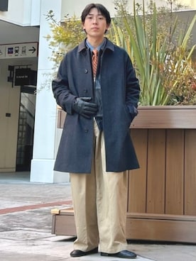 BEAMS HEART MENさん（メンズ・170cm）の冬コーディネート