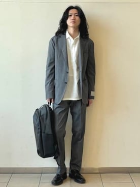 「アイテム（トップス）」を使った、BEAMS HEART MENさん（メンズ・175cm）の夏コーディネート