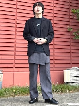 BEAMS HEART MENさん(メンズ・170cm)の冬コーディネート