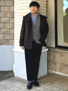 BEAMS HEART MENさん（メンズ・165cm）の秋コーディネート