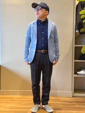 BEAMS HEART MENさん（メンズ・161cm）の春コーディネート