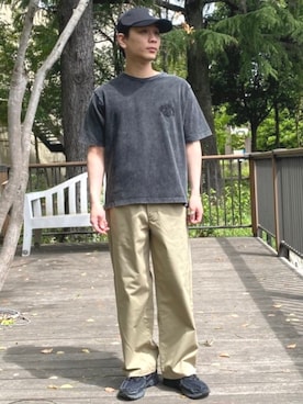 「アイテム（キャップ）」を使った、BEAMS HEART MENさん（メンズ・170cm）の春コーディネート