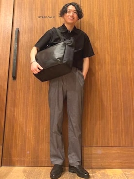「アイテム（パンツ）」を使った、BEAMS HEART MENさん（メンズ・166cm）の夏コーディネート