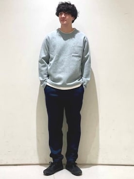 BEAMS HEART MENさん（メンズ・177cm）の冬コーディネート