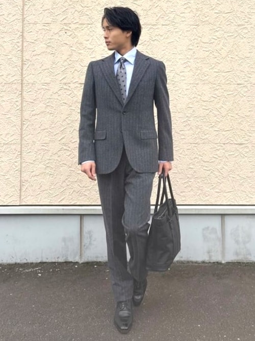 セール】チョークストライプ スーツ（S～XXL・セットアイテム