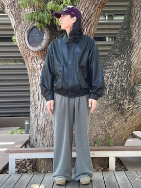 「アイテム（ブルゾン）」を使った、BEAMS HEART MENさん（メンズ・172cm）の夏コーディネート