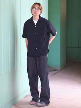 BEAMS HEART MENさん（メンズ・186cm）の夏コーディネート
