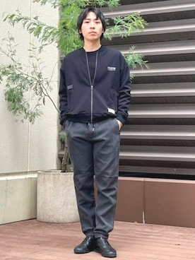 「アイテム（MA-1）」を使った、BEAMS HEART MENさん（メンズ・170cm）の秋コーディネート