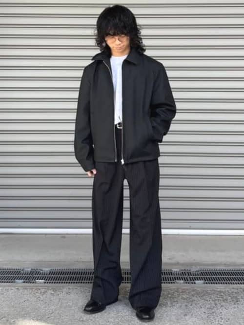 セール】【4/23値下げ】フェイクレザー ヌバック ブルゾン（ブルゾン