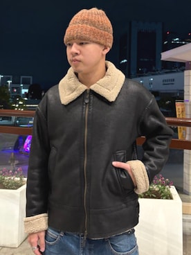 BEAMS HEART MENさん（メンズ・168cm）の冬コーディネート
