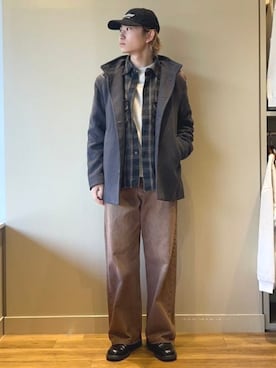 「マイベストコーデ2024」｜「アイテム（その他アウター）」を使った、BEAMS HEART MENさん（メンズ・171cm）の冬コーディネート