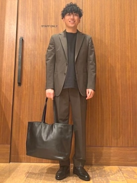 「アイテム（テーラードジャケット）」を使った、BEAMS HEART MENさん（メンズ・166cm）の秋コーディネート