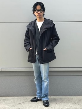 「アイテム（ブルゾン）」を使った、BEAMS HEART MENさん（メンズ・175cm）の秋コーディネート
