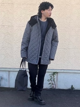 BEAMS HEART MENさん（メンズ・168cm）の冬コーディネート
