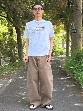 BEAMS HEART MENさん(メンズ・170cm)の夏コーディネート