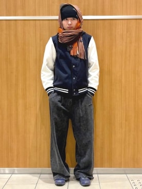 BEAMS HEART MENさん（メンズ・171cm）の冬コーディネート