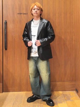 BEAMS HEART MENさん(メンズ・166cm)の冬コーディネート