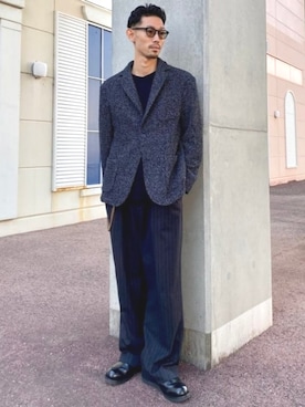 BEAMS HEART MENさん（メンズ・179cm）の冬コーディネート