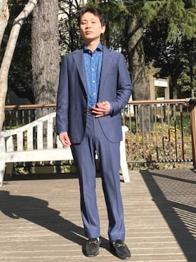 BEAMS HEART MENさん(メンズ・170cm)の冬コーディネート