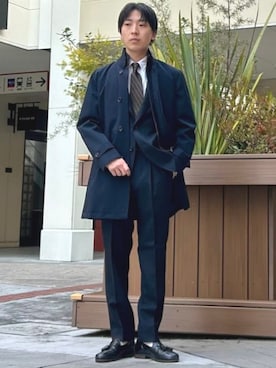 BEAMS HEART MENさん（メンズ・170cm）の冬コーディネート