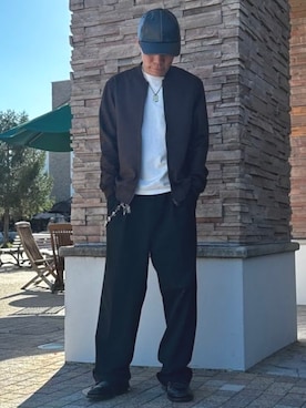 「アイテム（MA-1）」を使った、BEAMS HEART MENさん（メンズ・170cm）の秋コーディネート