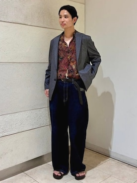 BEAMS HEART MENさん（メンズ・172cm）の夏コーディネート
