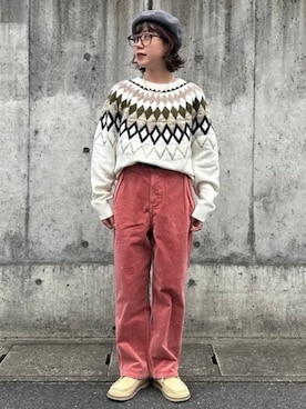 BEAMS HEART MENさん（レディース・152cm）の秋コーディネート