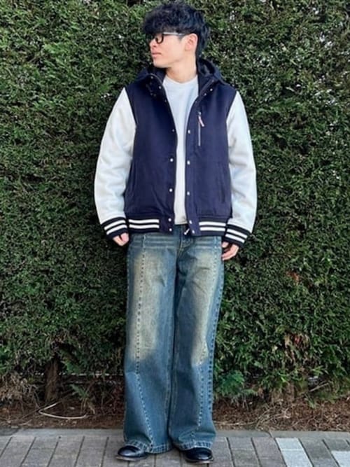 超美品BEAMSスタジャン フード付 Lサイズ 即購入OK スタジャン