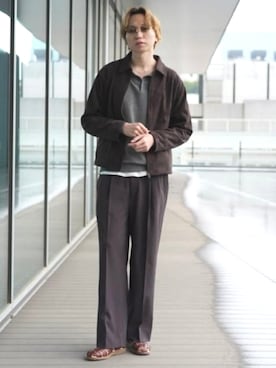 BEAMS HEART MENさん（メンズ・186cm）の春コーディネート