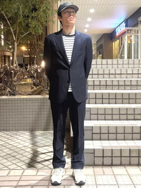 BEAMS HEART MENさん（メンズ・173cm）の冬コーディネート