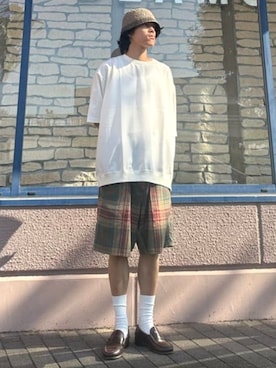 BEAMS HEART MENさん(メンズ・169cm)の夏コーディネート