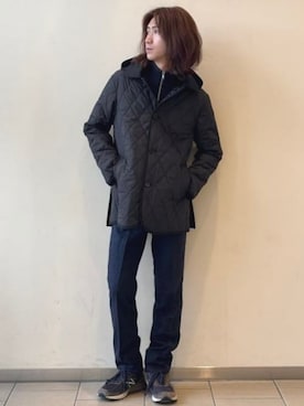 「メンズファッション」｜BEAMS HEART MENさん（メンズ・175cm）の冬コーディネート