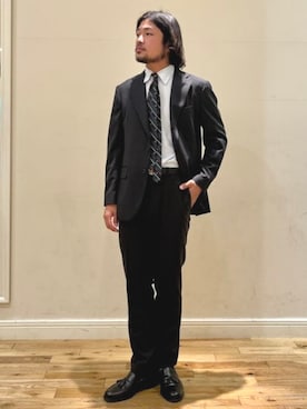 「アイテム（スーツセット）」を使った、BEAMS HEART MENさん（メンズ・180cm）の秋コーディネート
