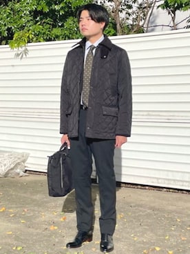 BEAMS HEART MENさん（メンズ・173cm）の冬コーディネート