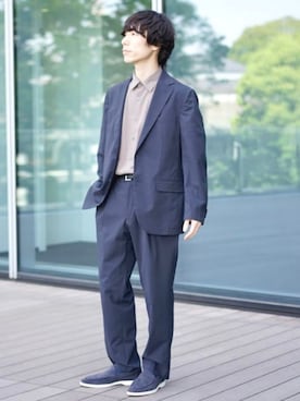 「BEAMS HEART（ビームスハート）のアイテム」を使った、BEAMS HEART MENさん（メンズ・171cm）の春コーディネート