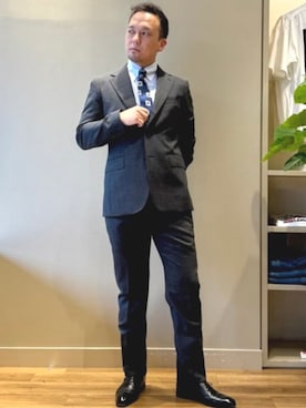 「アイテム（スーツセット）」を使った、BEAMS HEART MENさん（メンズ・173cm）の夏コーディネート