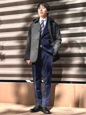 BEAMS HEART MENさん（メンズ・170cm）の冬コーディネート